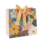 Colorful Art Paper Printed Paper Shopping Bag For Clothing Gift Packaging