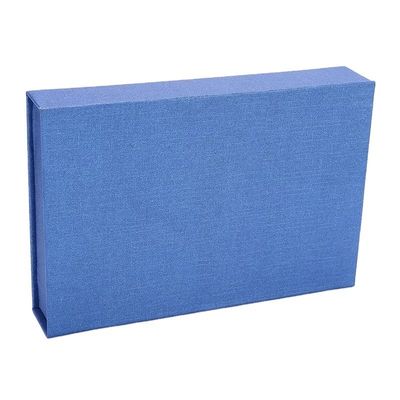 Blue 2mm Paperboard Gift Boxes , Handmade Paper Boxes Rectangular Multipurpose